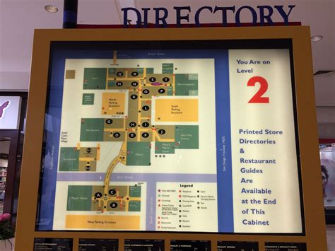 3333 Bristol St. . South coast plaza map of stores